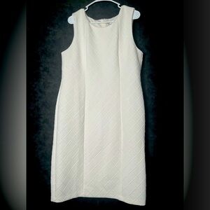 Christopher& Banks white sleeveless dress